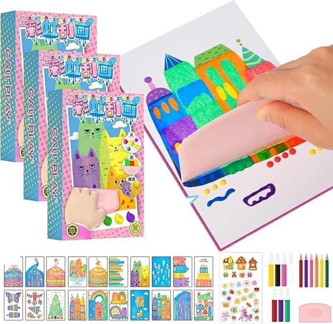 Rainbow Dot Painting Art Kits - The Kidzaria