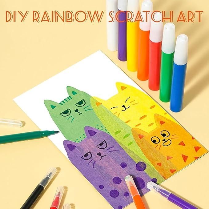 Rainbow Dot Painting Art Kits - The Kidzaria
