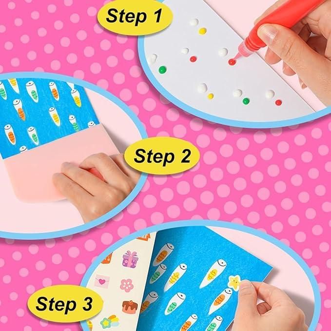 Rainbow Dot Painting Art Kits - The Kidzaria