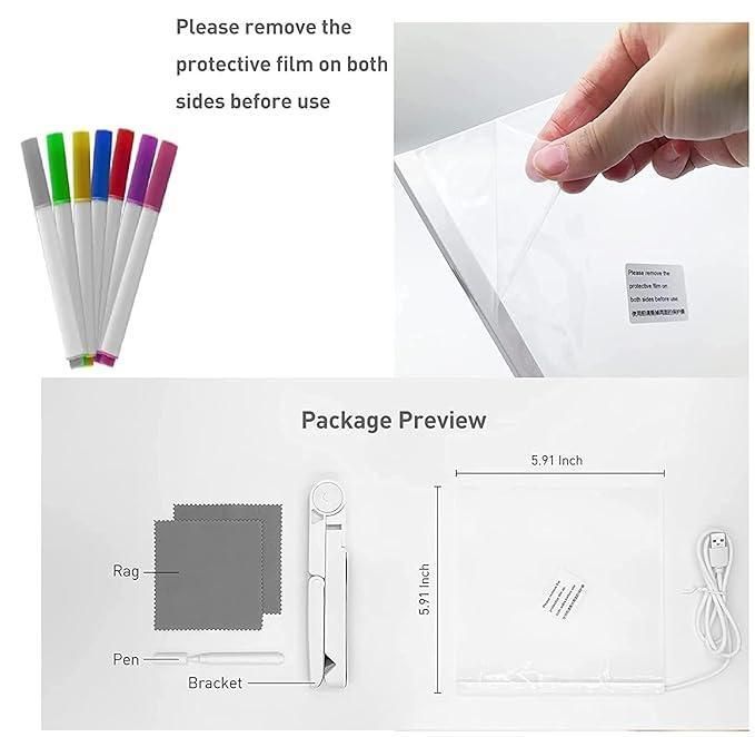 Create Magical 3D Glow Messages – Fun LED Writing Pad for Kids - The Kidzaria