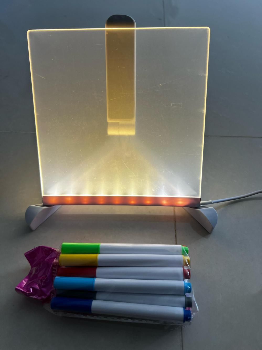 Create Magical 3D Glow Messages – Fun LED Writing Pad for Kids - The Kidzaria