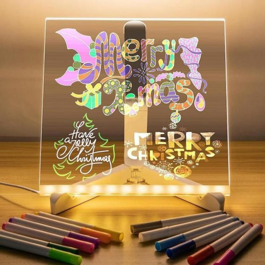 Create Magical 3D Glow Messages – Fun LED Writing Pad for Kids - The Kidzaria