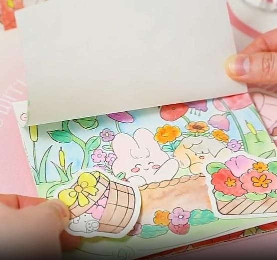 Cartoon Art Coloring Painting Set for Kid's - The Kidzaria