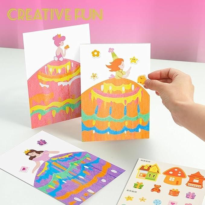 Rainbow Dot Painting Art Kits - The Kidzaria