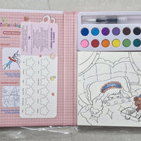 Cartoon Art Coloring Painting Set for Kid's - The Kidzaria